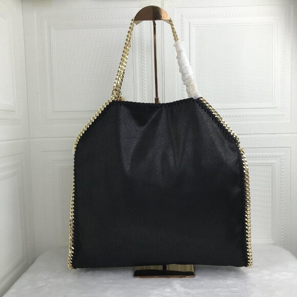 NWT Stella Mccartney Falabella Tote Bag Black - Picture 6 of 16